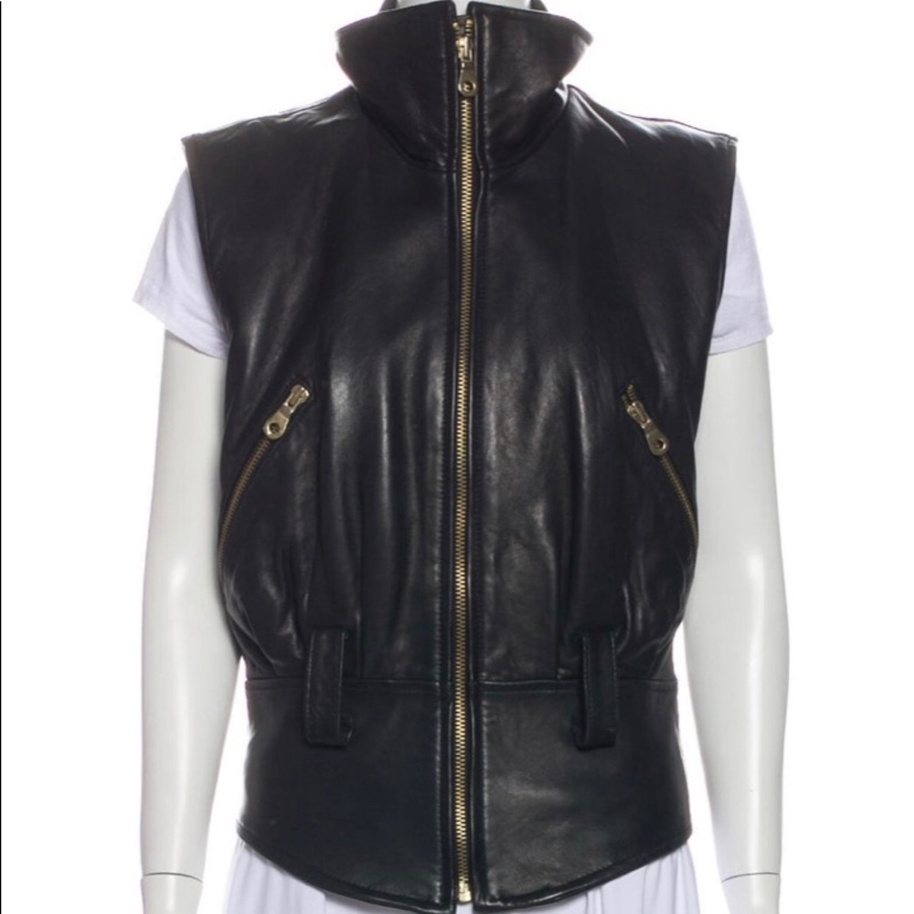 Andrew Marc Leather Vest